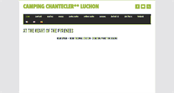 Desktop Screenshot of campingchanteclerluchon.fr
