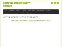Tablet Screenshot of campingchanteclerluchon.fr
